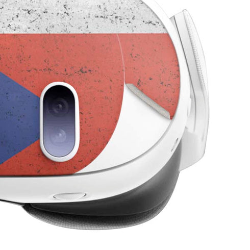 Puerto Rico Flag Distressed Meta Quest 3  Skin